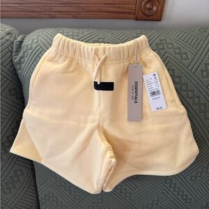 Essentials Kids Soft Yellow Shorts
